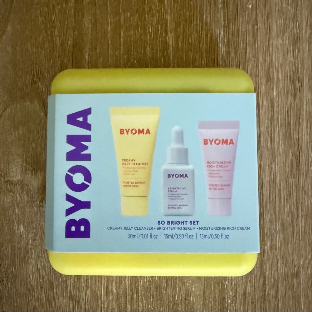 BYOMA So Bright Skincare Set - Yellow